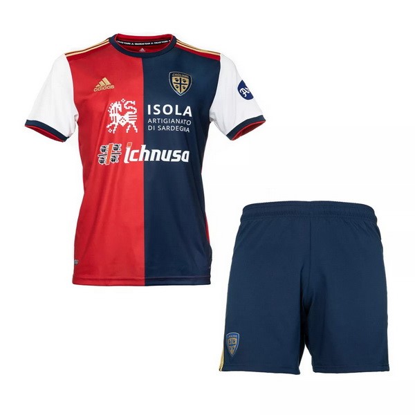 Camiseta Cagliari Calcio Primera Equipación Niños 2020-2021 Rojo